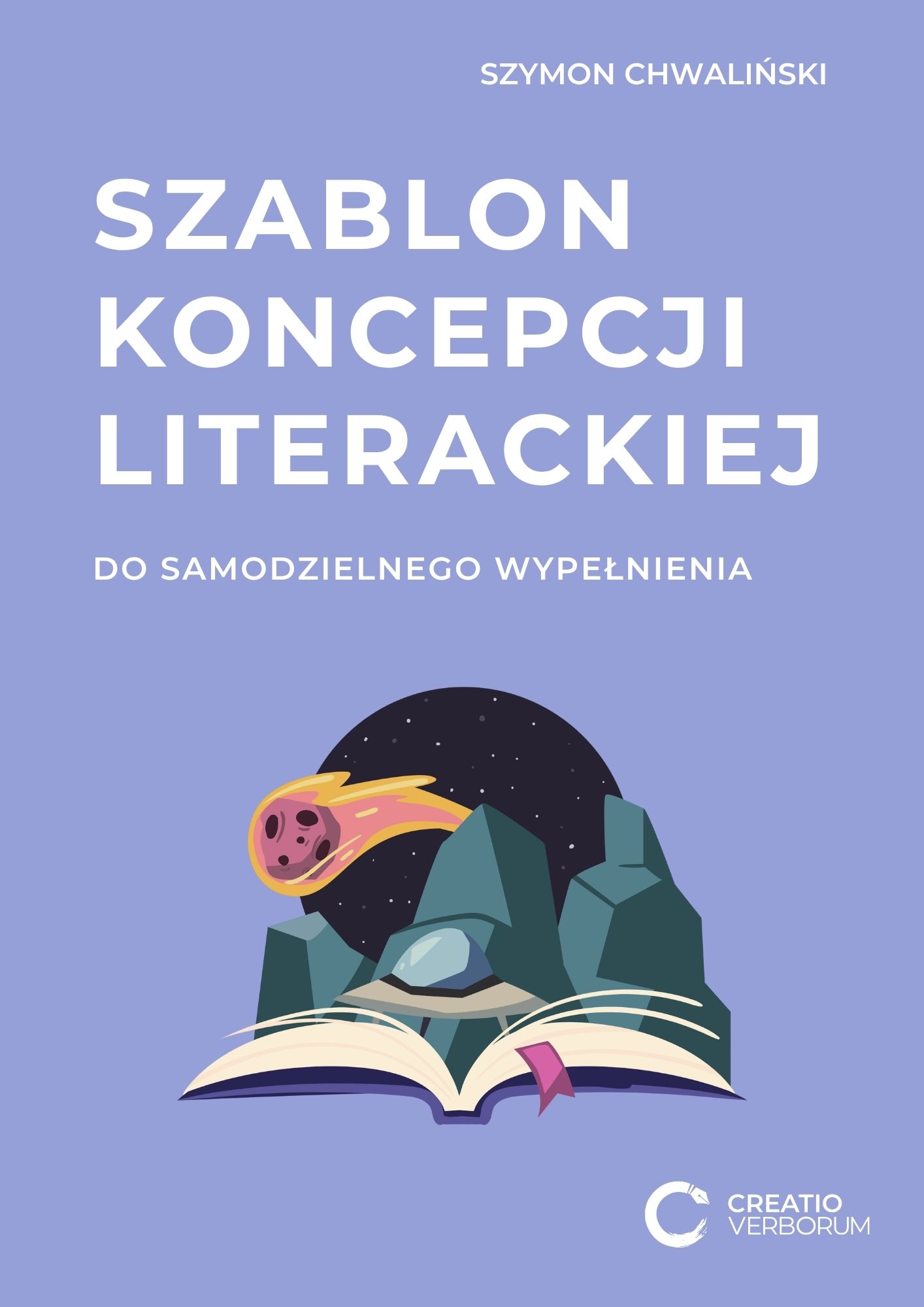 Szablon koncepcji literackiej do samodzielnego wypełnienia – okładka
